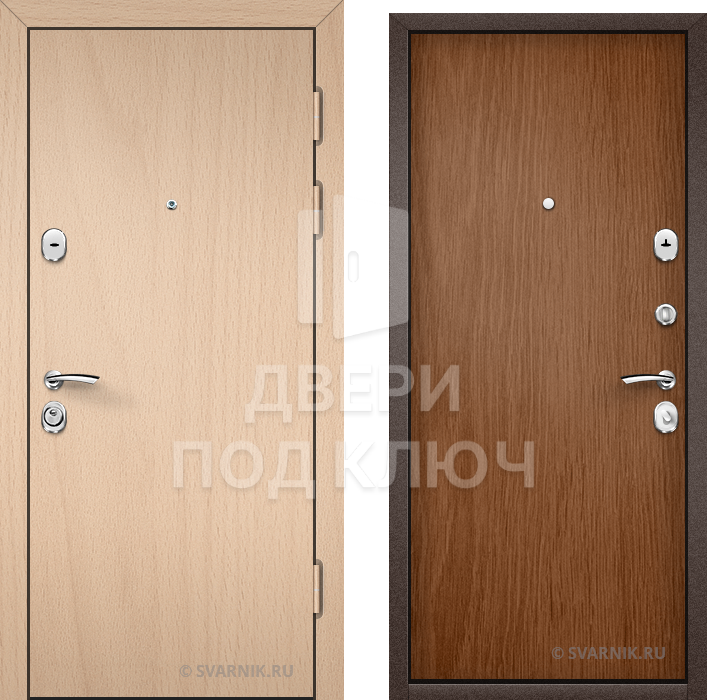 Входная утепленная дверь для коттеджа ДПК-9862