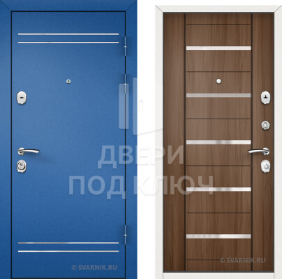 Входная утепленная дверь в квартиру ДПК-9796