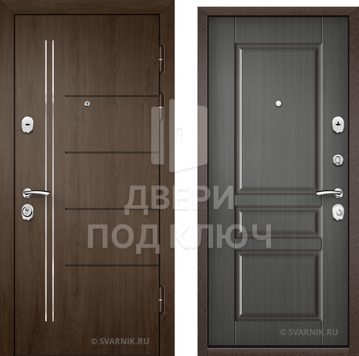 Металлическая входная дверь с терморазрывом для квартиры ДПК-7113